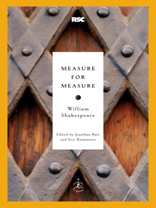 Cover image for Measure for Measure